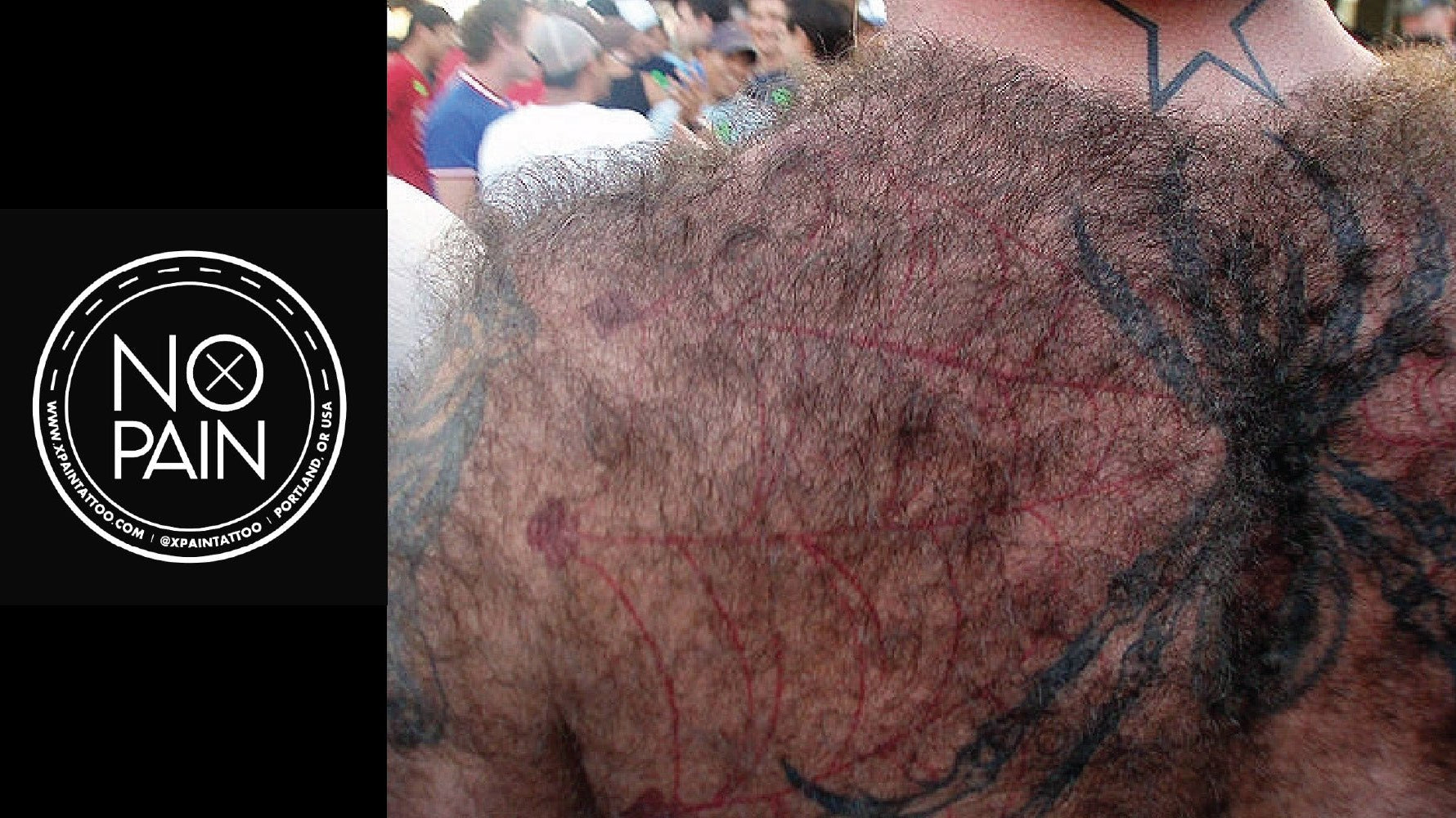 Does Hair Growth Over a Tattoo Make it Look Faded? - No Pain Tattoo