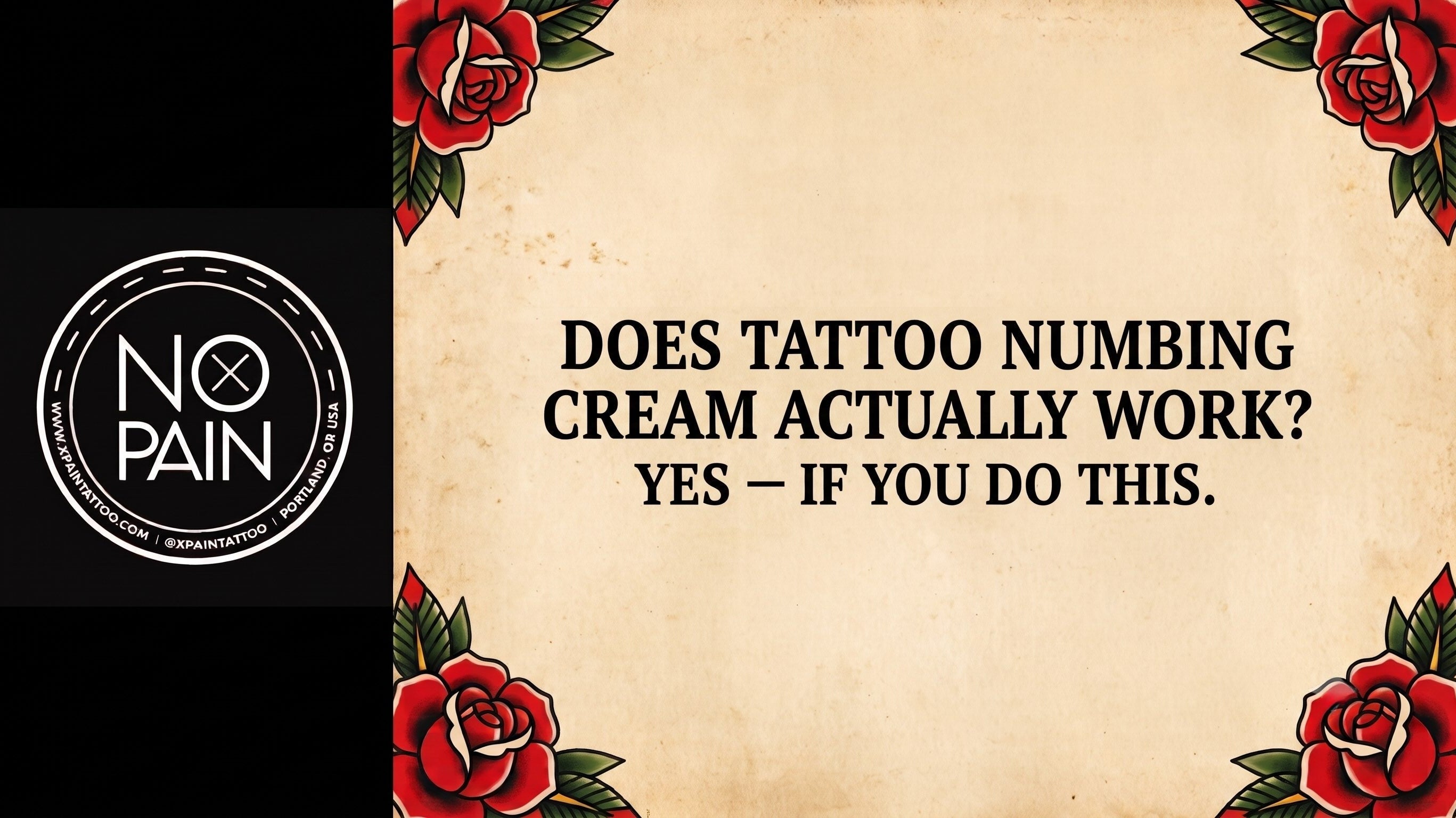 Does Tattoo Numbing Cream Actually Work? Yes — If You Do This - No Pain Tattoo