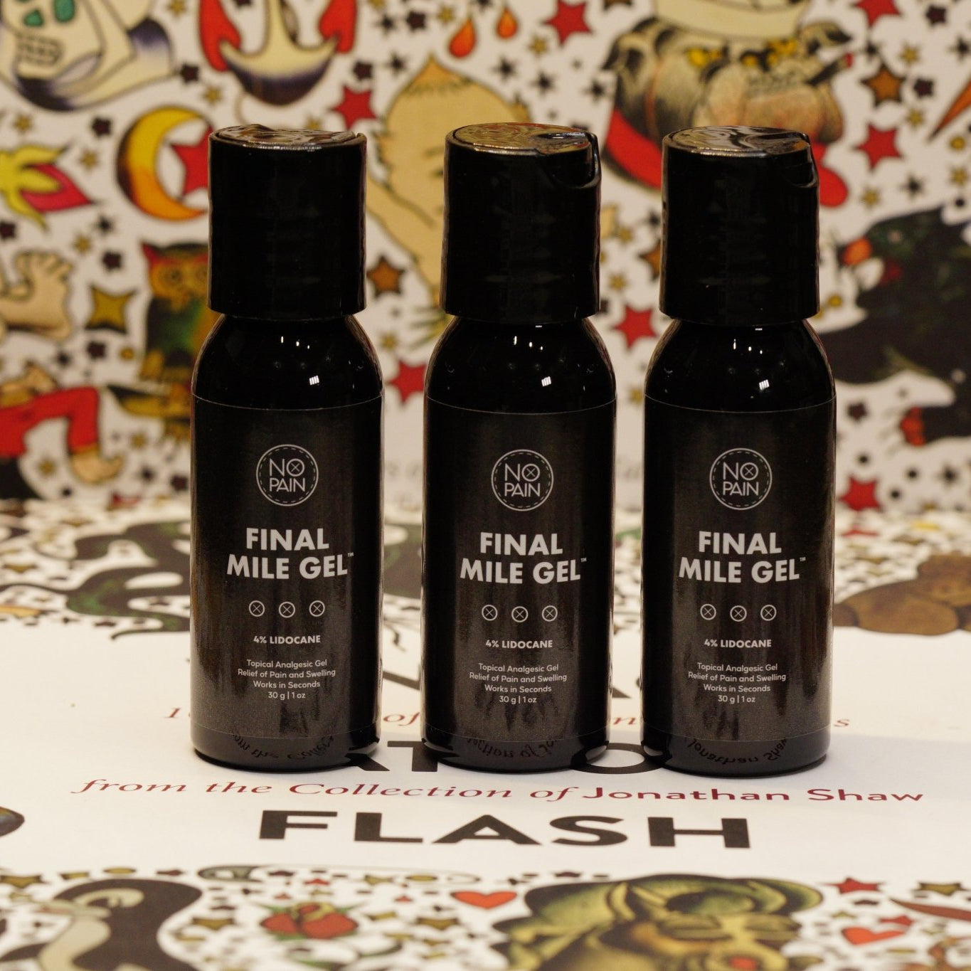 No Pain Tattoo Final Mile Gelâ„¢ - Mid - Session Numbing Gel for Broken Skin (30g / 1oz) - No Pain Tattoo