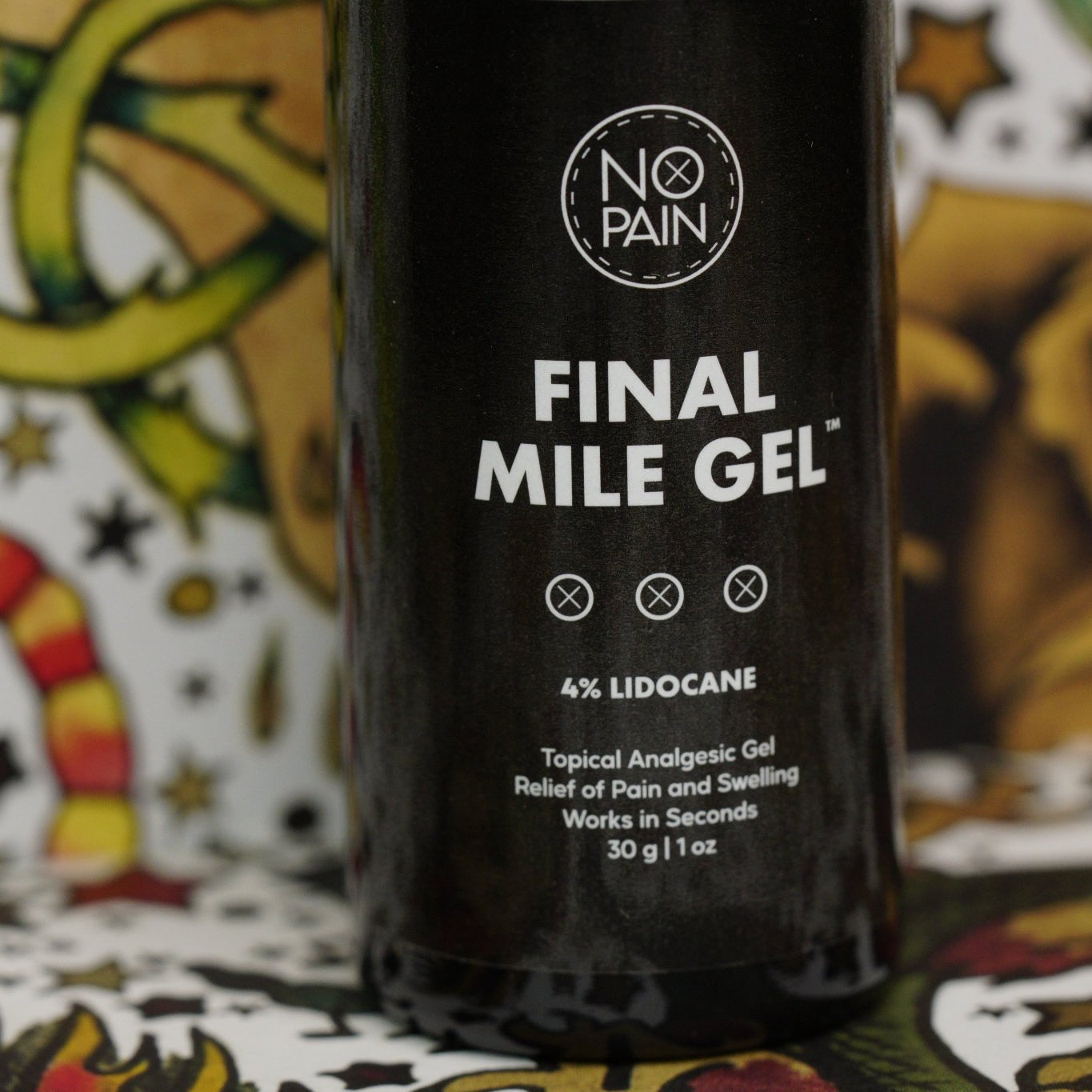 No Pain Tattoo Final Mile Gelâ„¢ - Mid - Session Numbing Gel for Broken Skin (30g / 1oz) - No Pain Tattoo