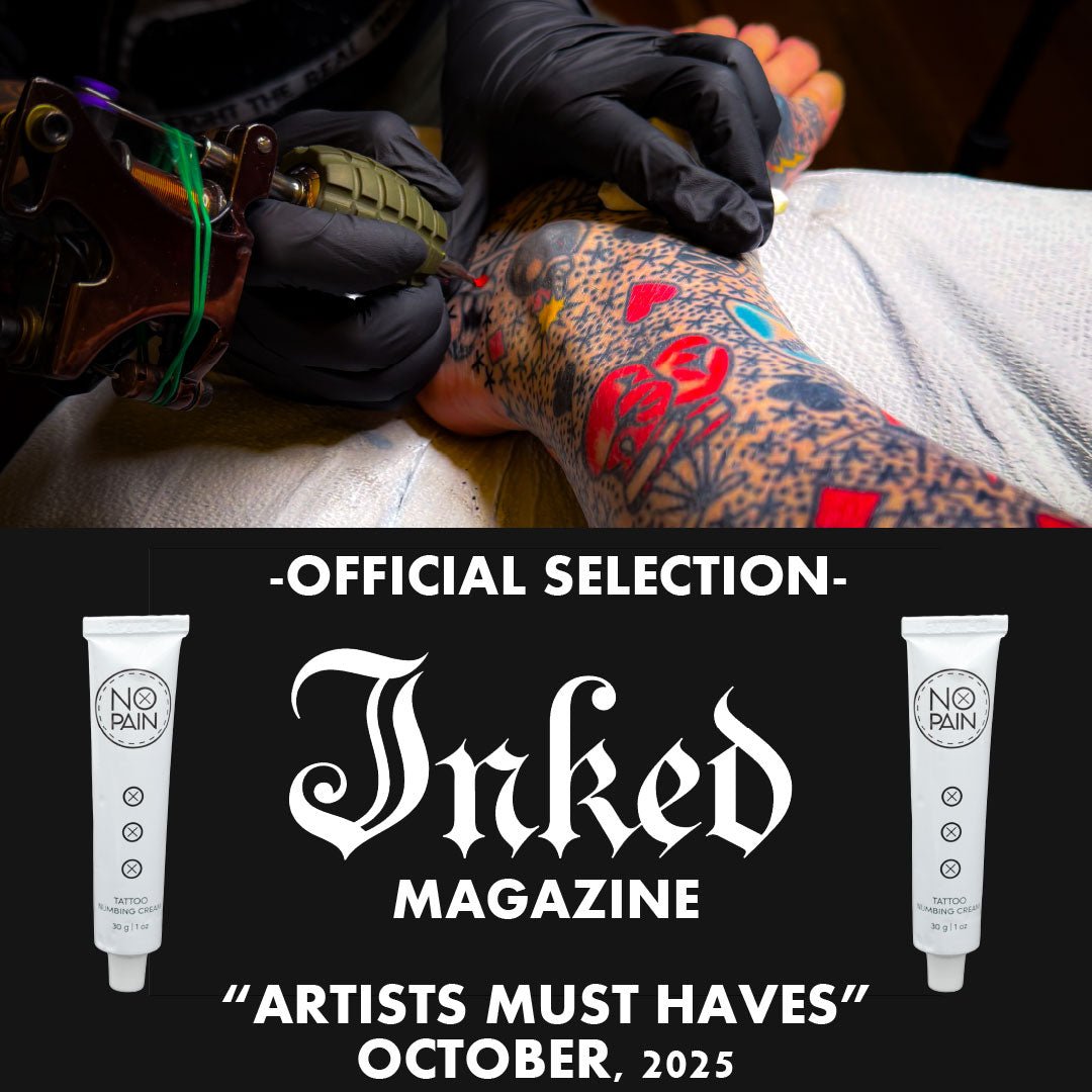 No Pain Tattoo Numbing Cream (90%) - Long Lasting Relief for Painless Tattoos (30g | 1 oz) - No Pain Tattoo