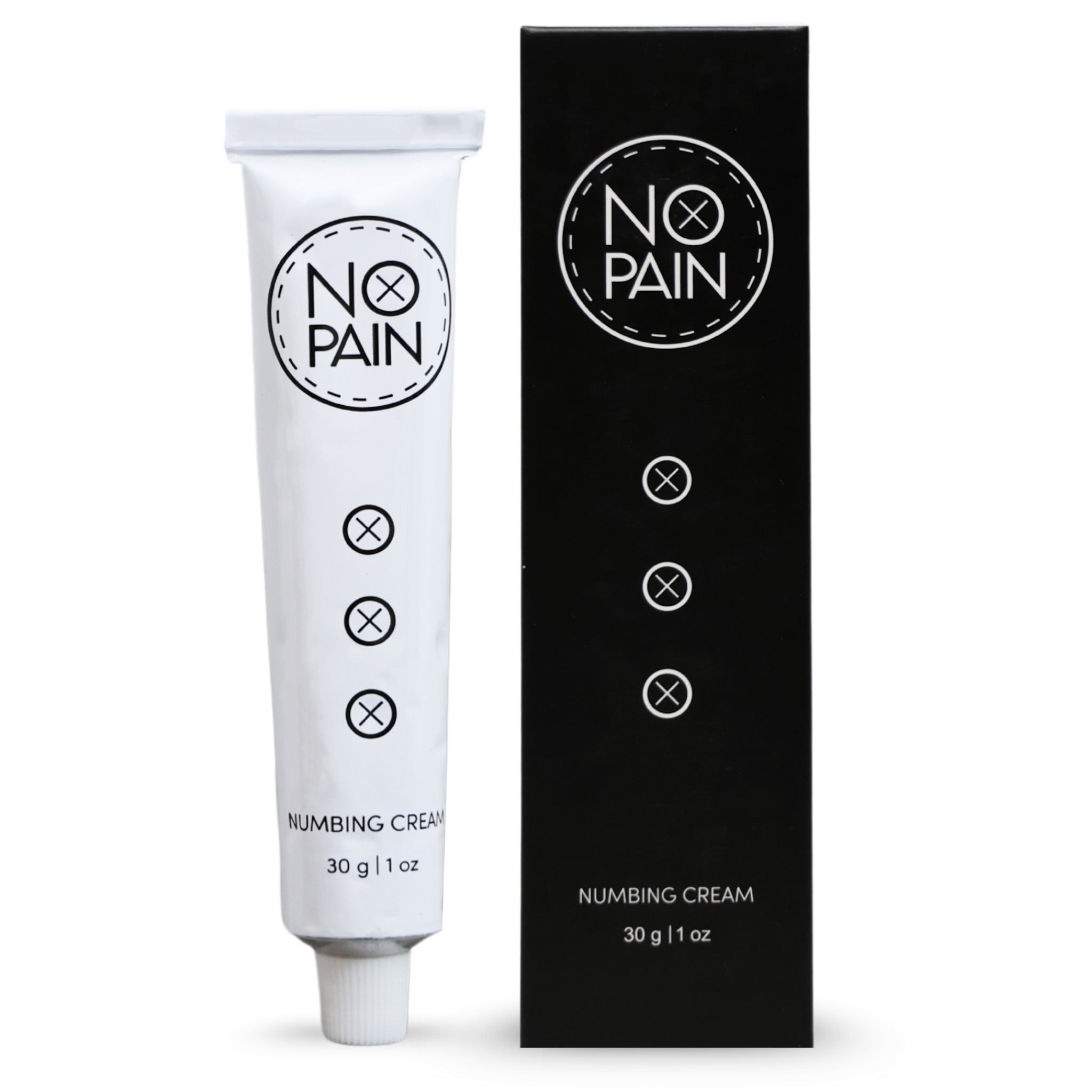 No Pain Tattoo Numbing Cream (90%) - Long Lasting Relief for Painless Tattoos (30g | 1 oz) - No Pain Tattoo