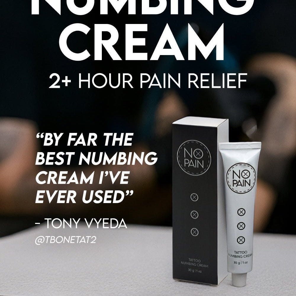 No Pain Tattoo Numbing Products Bundle - No Pain Tattoo