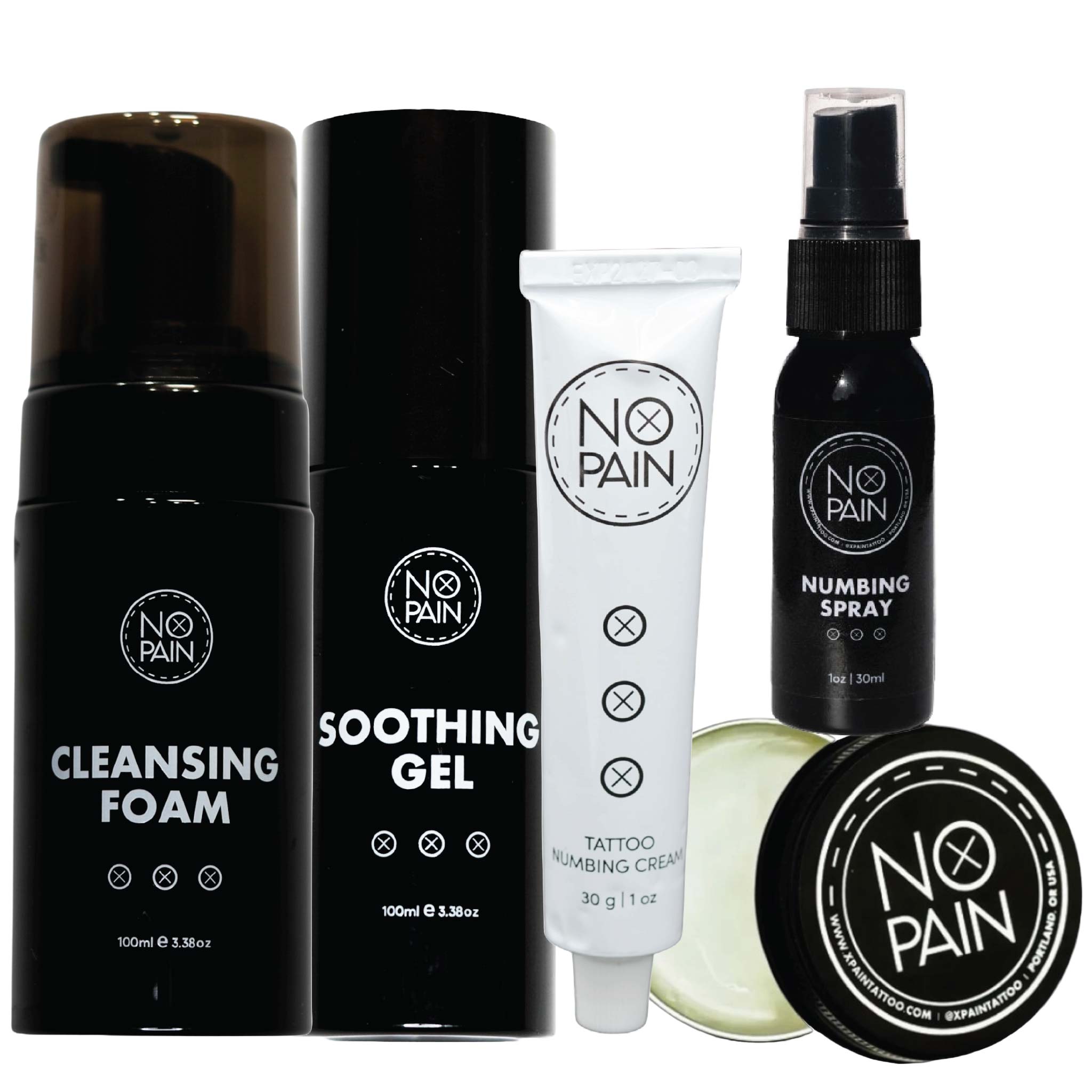 Numbing & Aftercare Bundle - No Pain Tattoo