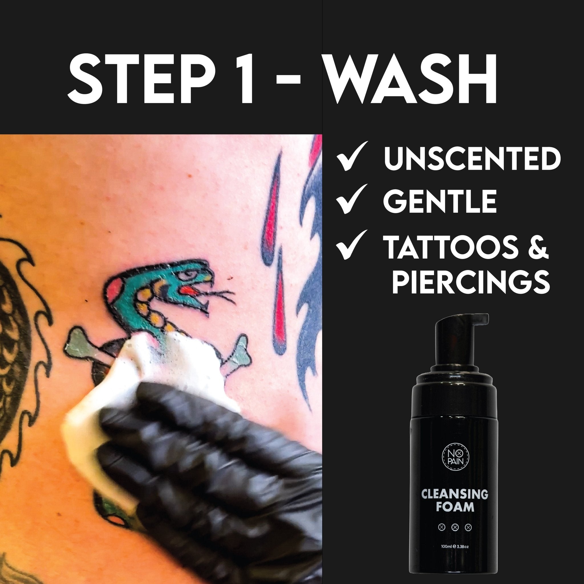 Numbing & Aftercare Bundle - No Pain Tattoo