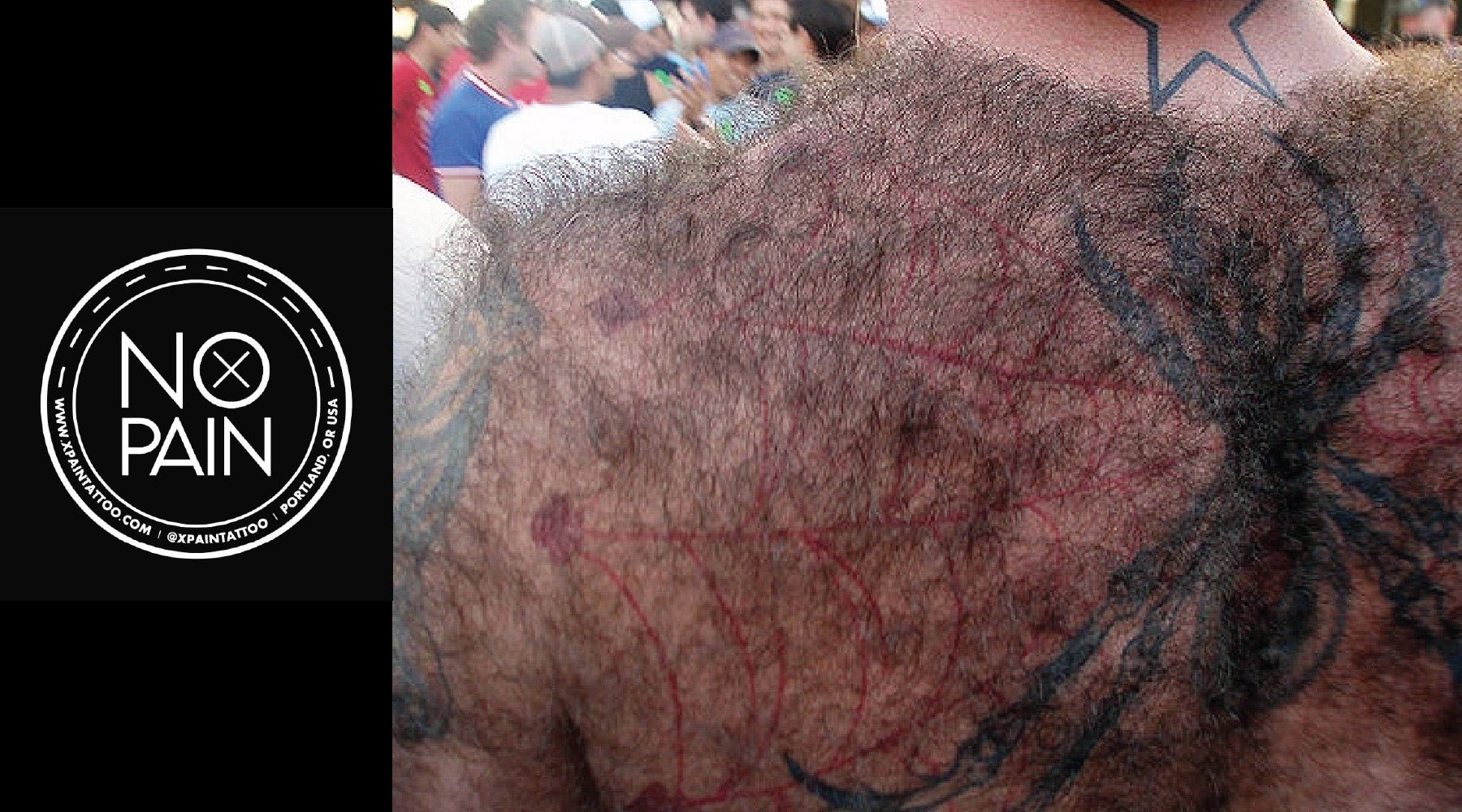 Does Hair Growth Over a Tattoo Make it Look Faded? - No Pain Tattoo