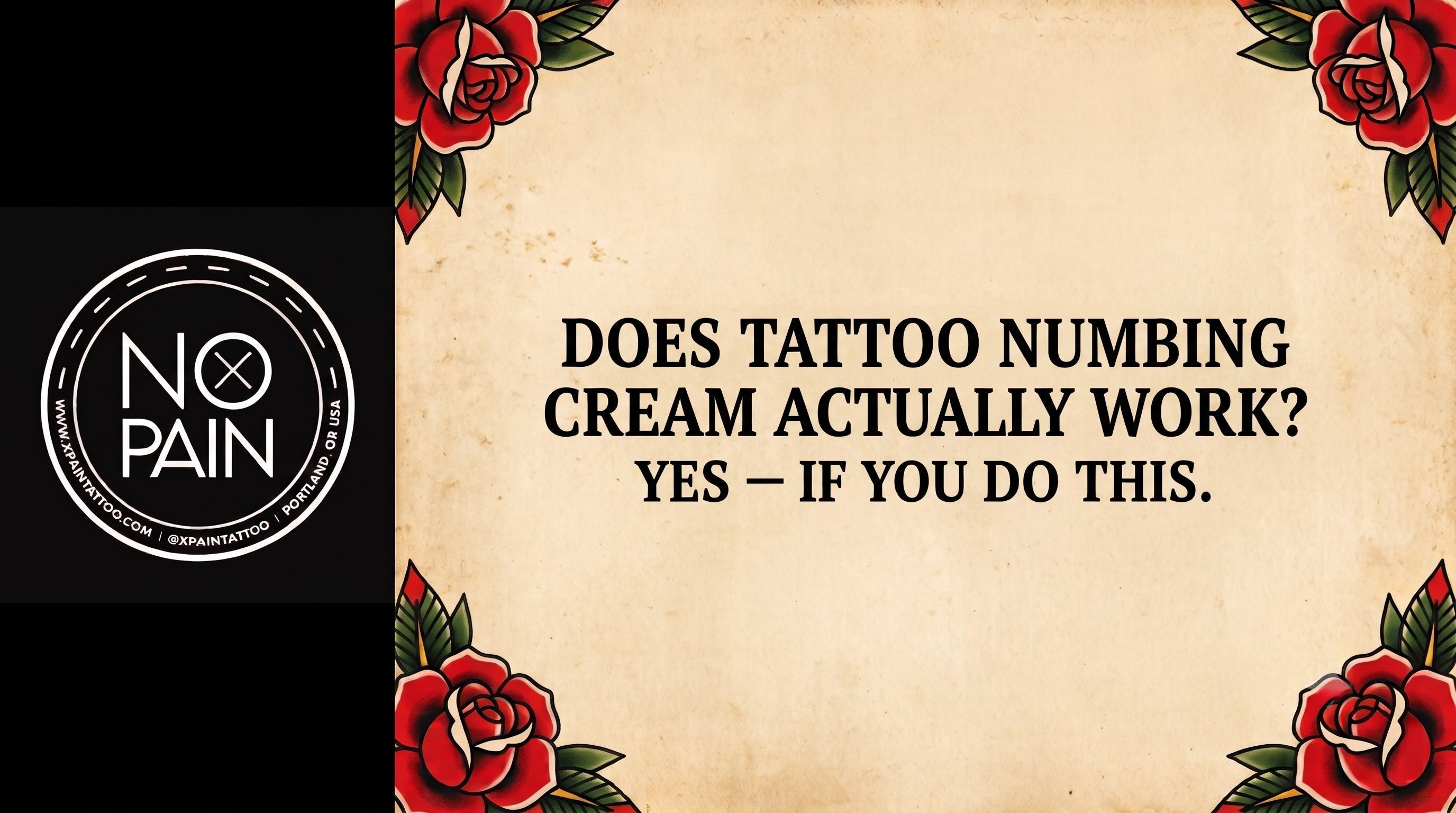 Does Tattoo Numbing Cream Actually Work? Yes — If You Do This - No Pain Tattoo