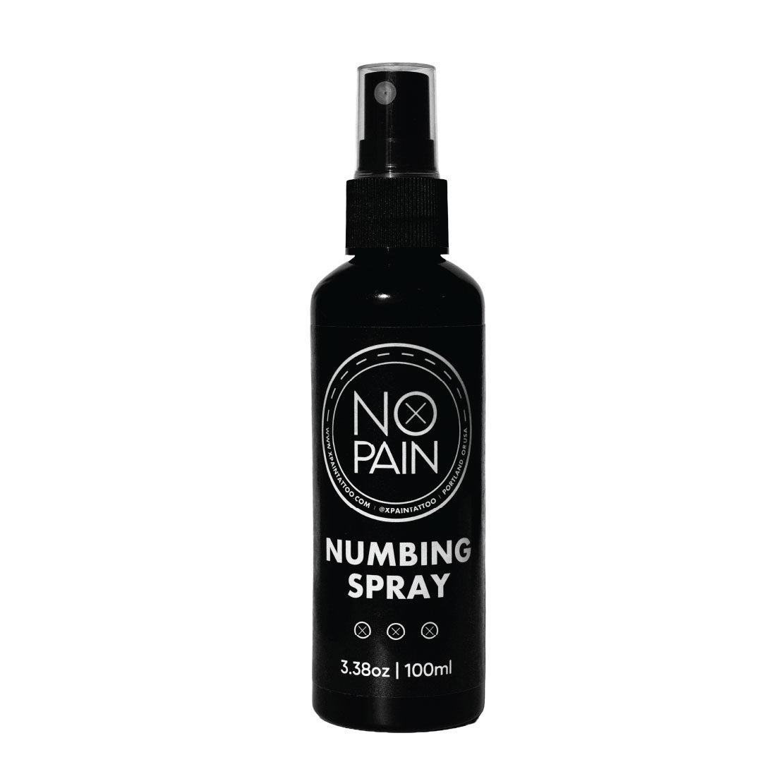No Pain Tattoo Numbing Spray - Anesthetic for Broken Skin