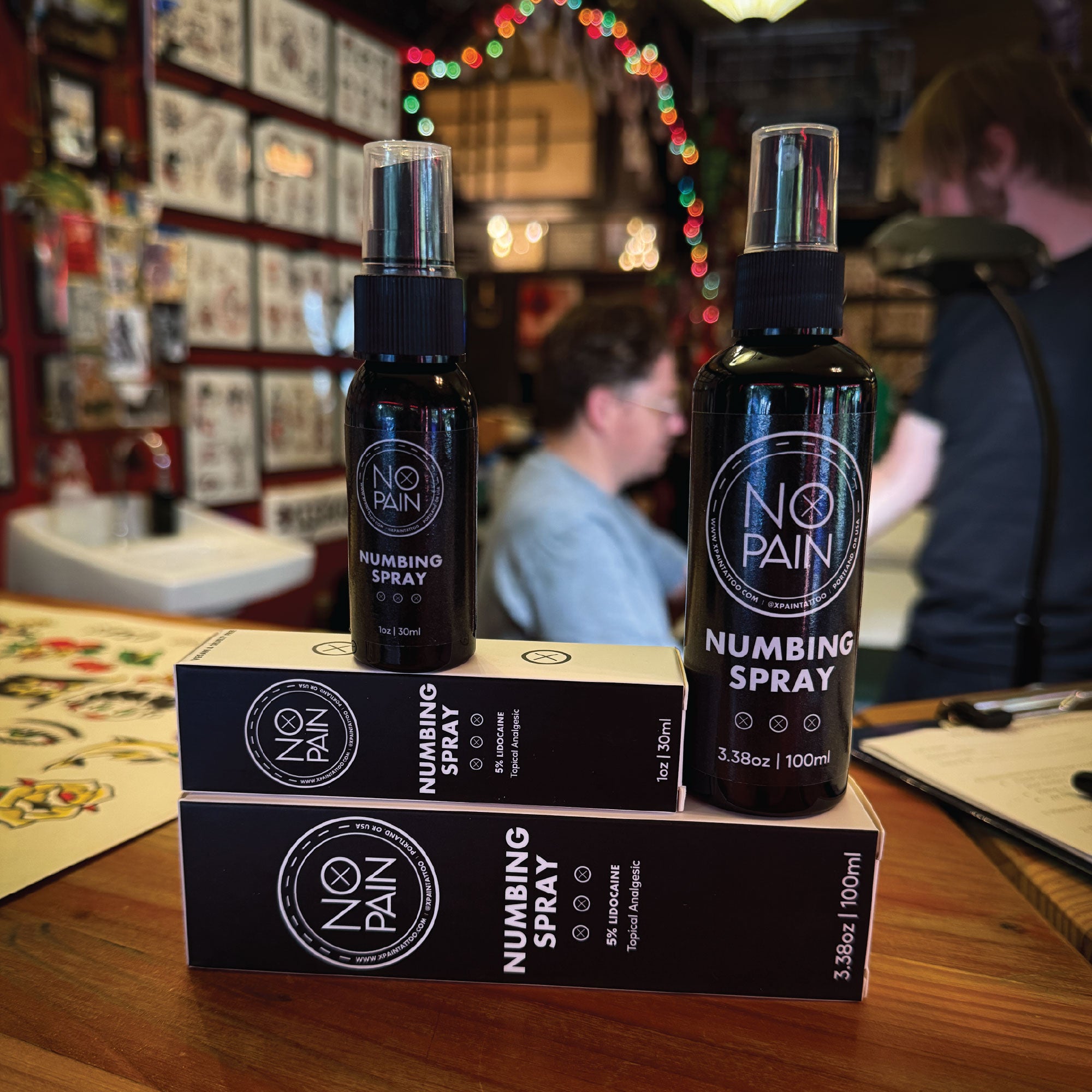 No Pain Tattoo Numbing Spray - Powerful Anesthetic for Broken Skin - No Pain Tattoo